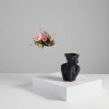 Ceramic human head vase 091113120 details Picture